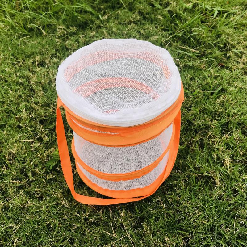 Portable Collapsible Butterfly Habitat Mesh Cage Ventilated Educational Insect Bug Net Breathable Butterfly Net Classroom