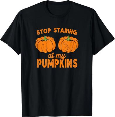Halloween Pumpkin Humor Cool Design Gift Idea Premium T-Shirt S-3XL