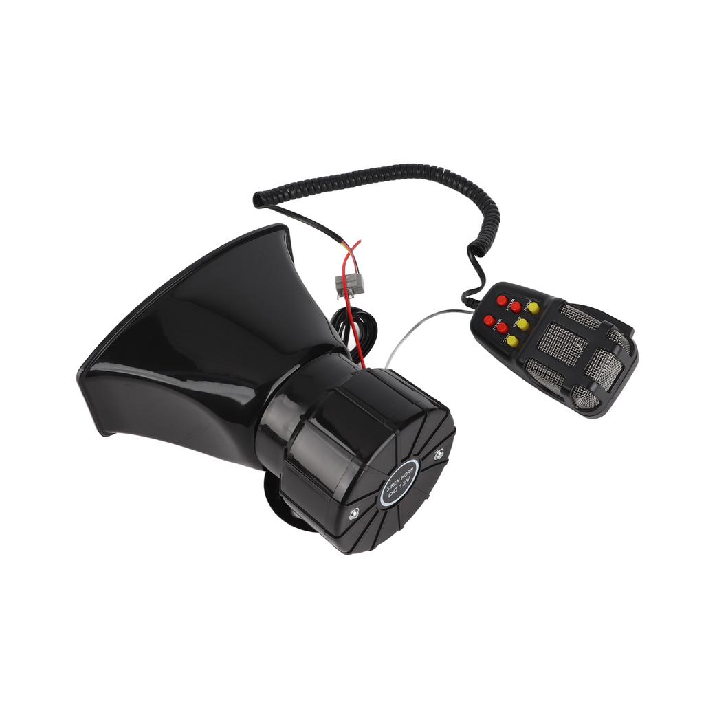 7 Sounds Loud Car Audio Speaker Universal Auto Loudspeaker Horn Siren