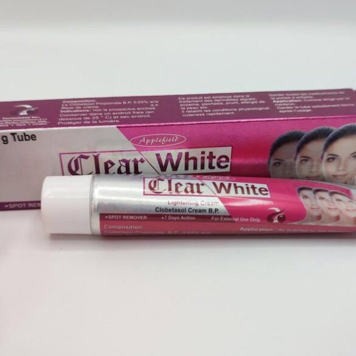 Crème Éclaircissante CLEAR WHITE | Action 7 Jours Teint Uniforme