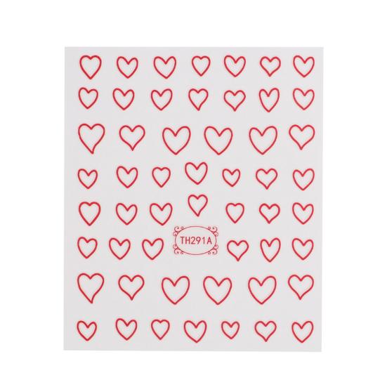 Nail Art Patch Removable DIY Strong Stickiness Delicate Valentines Day Lover Cute Slider Supplies