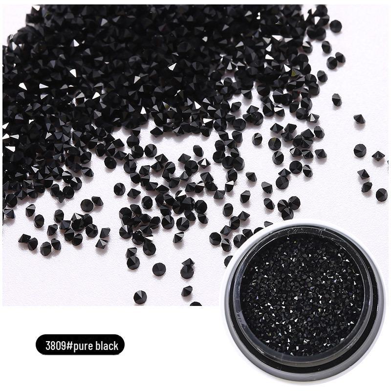 Nail Art Micro-Diamond Jewelry: Super Flash Pointy Crystal Sand Miniestones