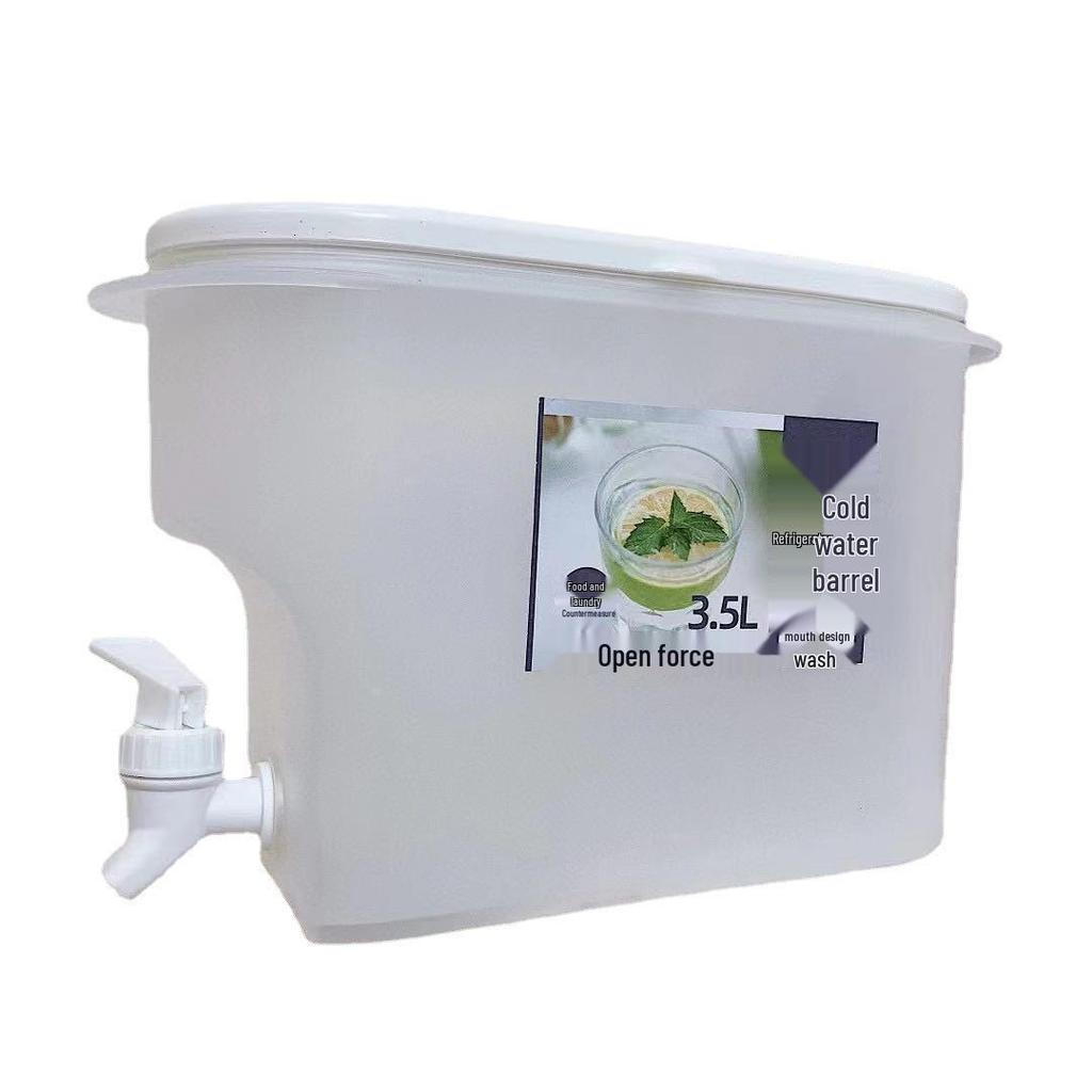 Western-Style Cold Water Kettle with Faucet, High-Temperature Resistant, Large-Capacity, Ideal for Household Juice and Refrigerator Beverages.