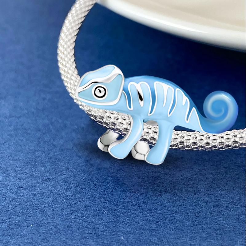 Copper Metal Dachshund Luminous Lizard Black Cat Charm Bead Components Bead Component Compatible With Do It Yourself Bracelet High Quality Fine