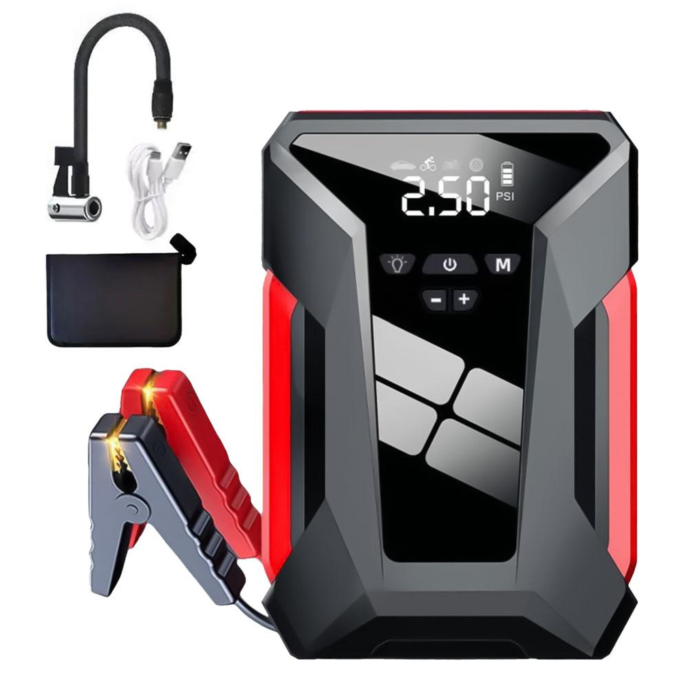 

1600A Автомобильный Power Bank Пусковое устройство Портативное Аварийное Зарядное Устройство Бустер Насос Компрессор Стартер Накачка Встроенная машина