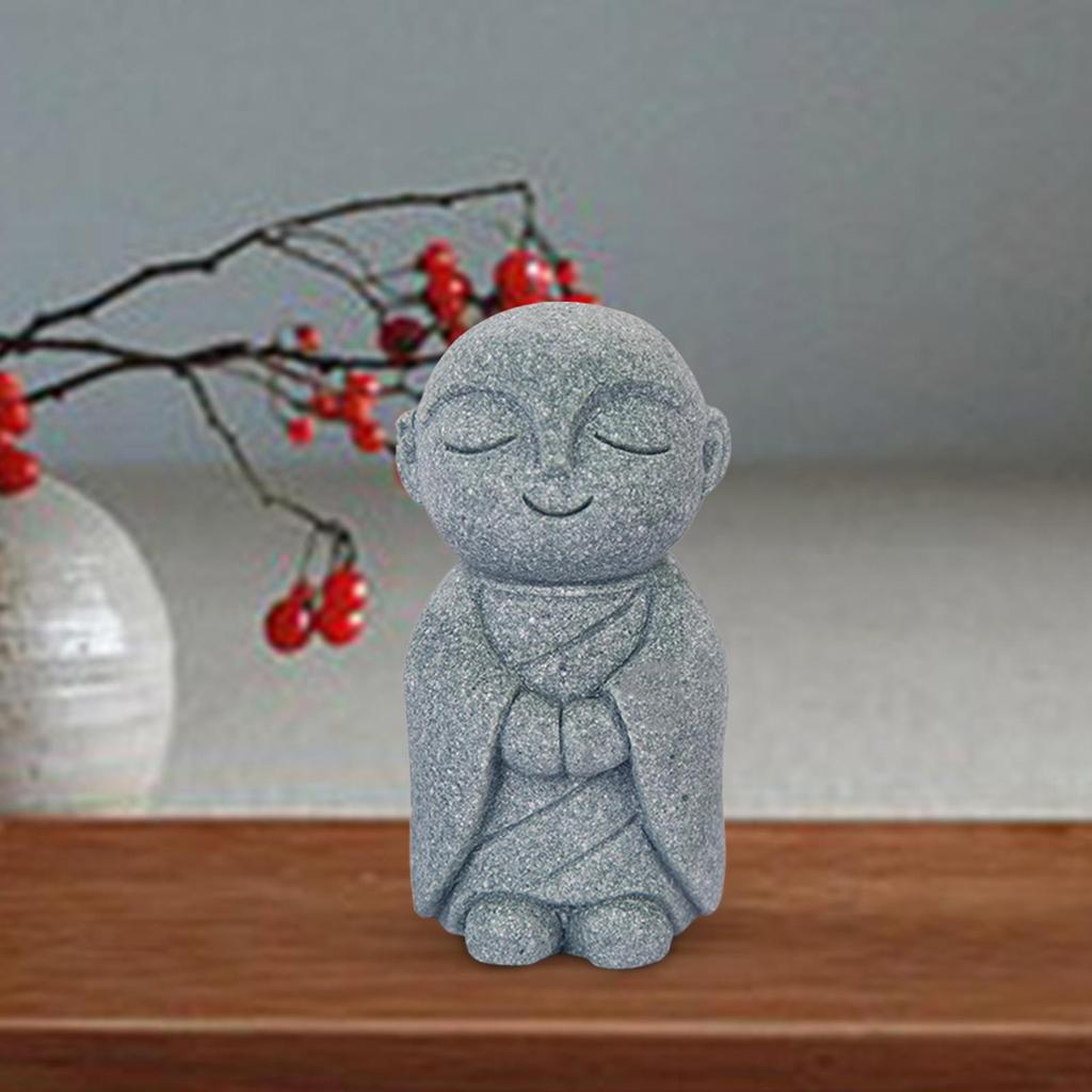 Décor d'Aquarium Bouddha Accessoires Poupées Mini Créatif Petite Statue Statue de Bouddha pour Voiture Décoration de Maison Salon de Thé Table Intérieur