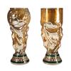 Trophy Shaped Beer Mug, Glass Thick Glass Body Sturdy Soccer Water Cup For Dads, Boyfriends, Soccer Enthusiasts For Hold Craft Beer, Ice Water, Juice
