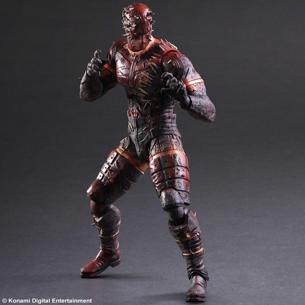 PLAY ARTS Kai METAL GEAR SOLID V THE PHANTOM PAIN Burning Man PVC bemalte bewegliche Figur