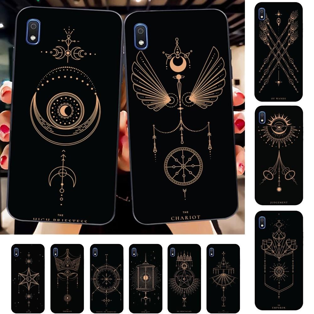 Witches Moon Tarot Mystery Totem Phone Case For Samsung A 10 11 12 13 20 21 22 30 31 32 40 51 52 53 70 71 72 73 91 13 Shell