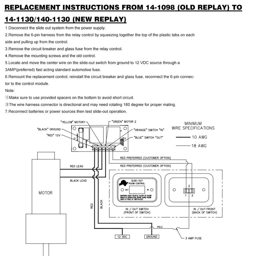 Reliable Sliding Design Relays Control Board Fit for Fleetwood 246063 14-1130 140-1130 14-1098 14-1086 Easy Maintenance