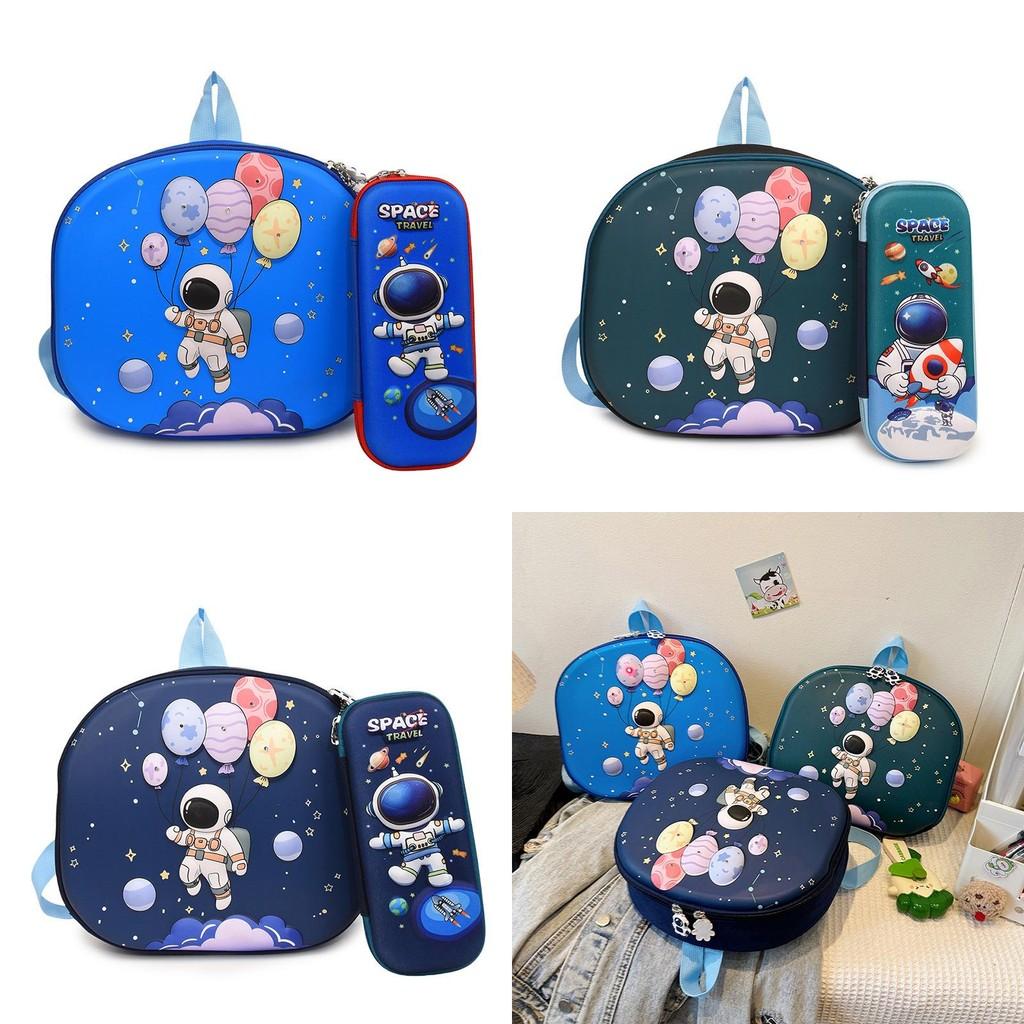 Stylish And Durable Eva Cartoon Astronaut Kids Backpack For Preschool Boys And Girls