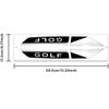For VW Rline GOLF Passat MK7 MK6 Tiguan Polo CC Jetta Bora GTD GTI 2pcs 3D ABS Car Fender Side Wing Emblem Sticker Center Cover zd4
