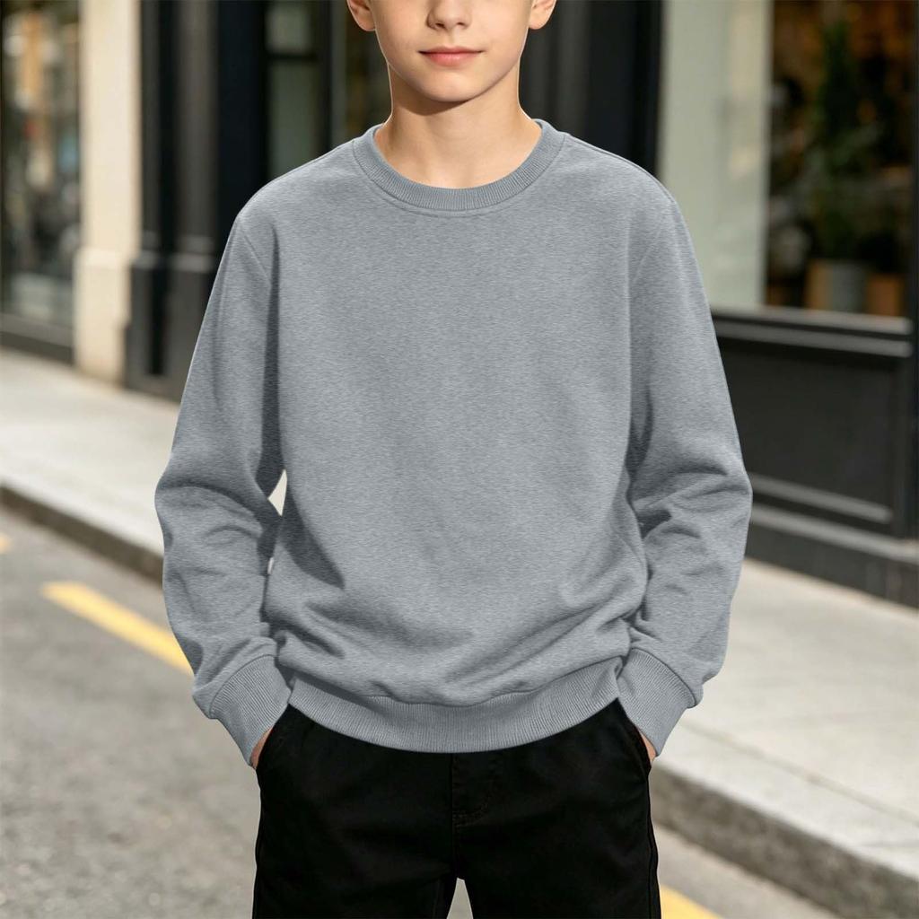 Lässiges Langarm-T-Shirt für Jungen und Mädchen für den Alltag