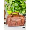 Leather Bag Gym Travel Luggage Duffel Weekend Overnight Vintage Genuine New