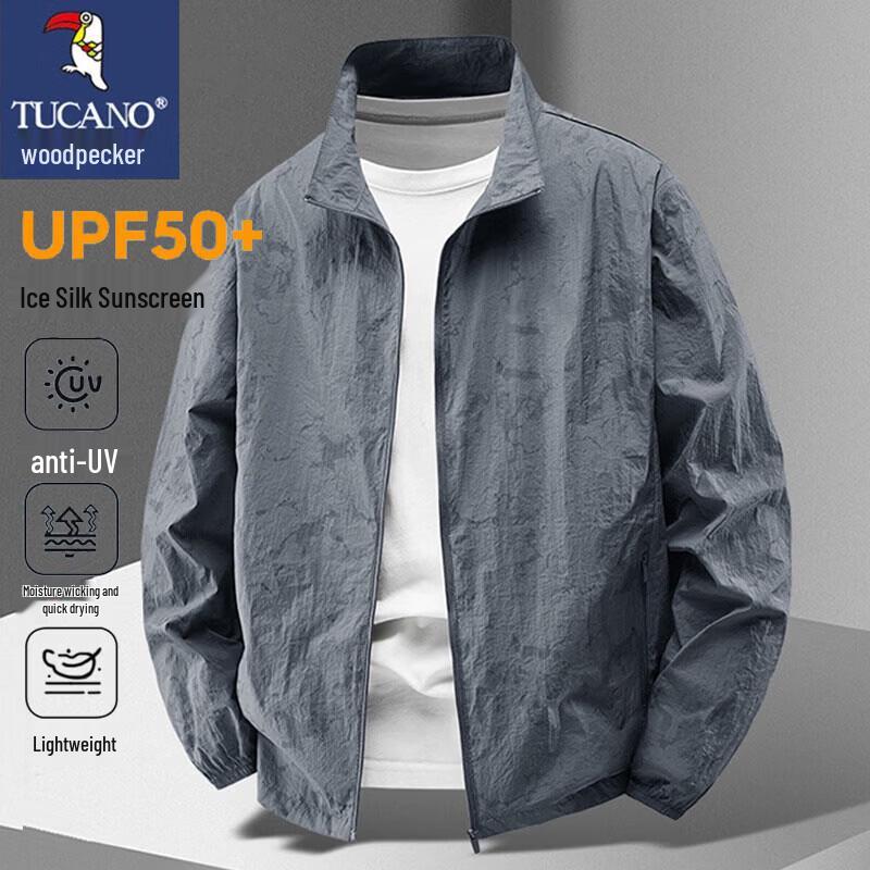 TUCANO Men s Ice-Feel Quick-Dry Sun Protection Jacket 5XL