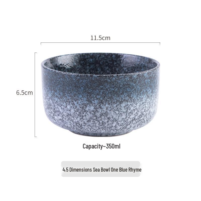 Japanese 5-Inch Rice Bowl: Versatile Tableware for Soup, Salad, and Meals