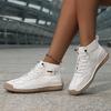 Women's Microfiber Casual Shoes Fashion Men's Driving Shoes Men's Lace Up Flat Shoes Comfortable  Loafers