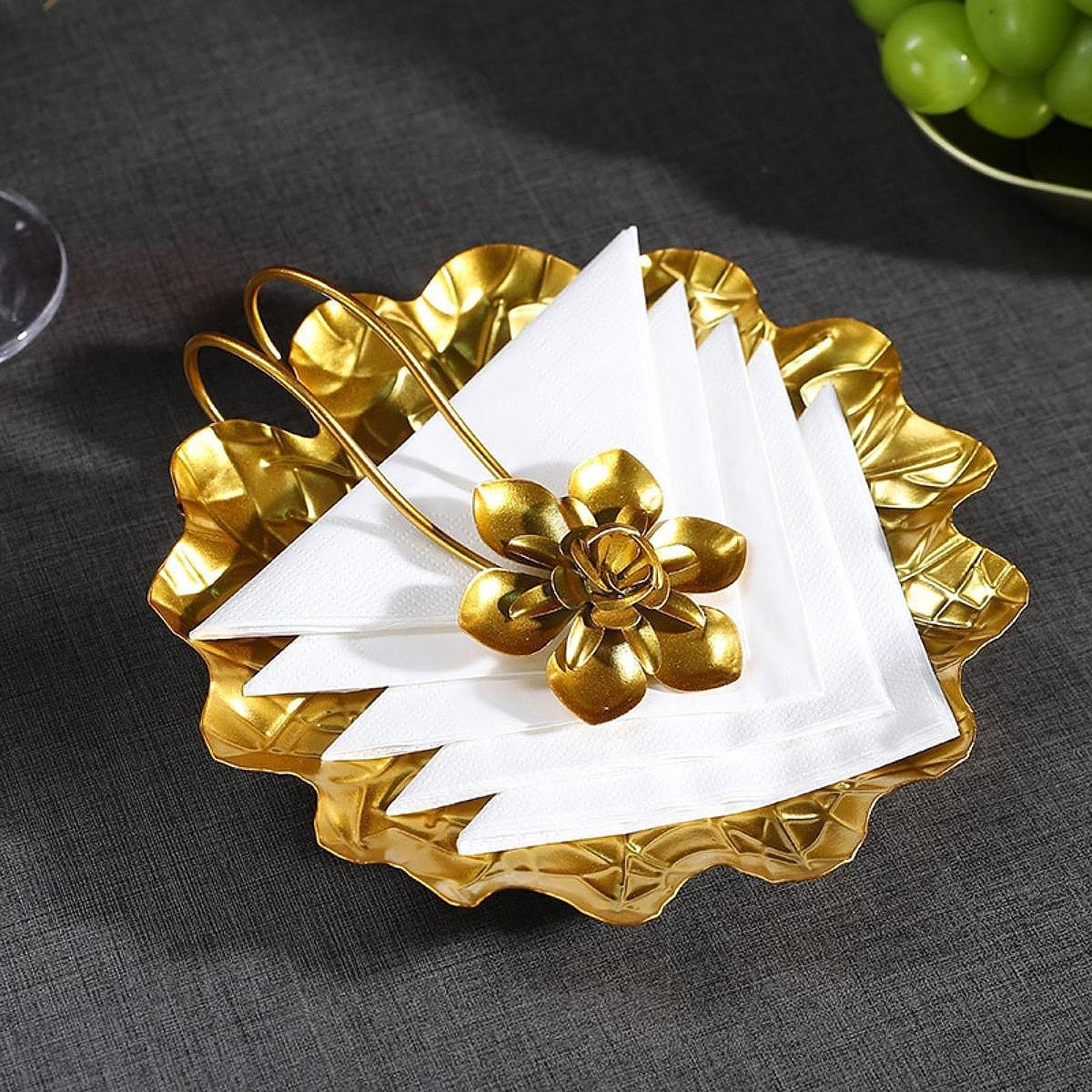 Железный держатель для полотенец поднос для бумаги портативный диспенсер для салфеток для кухни обеденного стола 1398₽