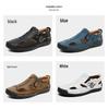 Men's Breathable Stitched Beach Sandals - Wear-resistant Outdoor Sports Style, Big Size Shoes