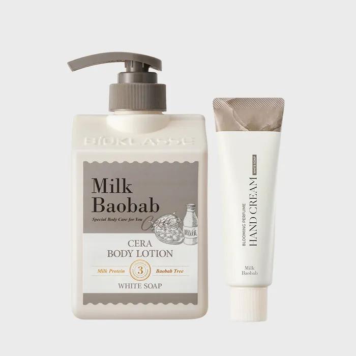 

Sarah Лосьон для тела 600 мл x 1 + Blooming Perfume Крем для рук 50 г x 1 (Белое мыло)