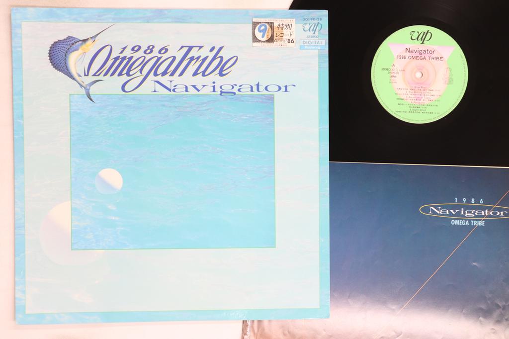 LP Record 1986 OMEGA TRIBE - Navigator 3019028 VAP 1986 Japan Japanese Pop/Rock Used