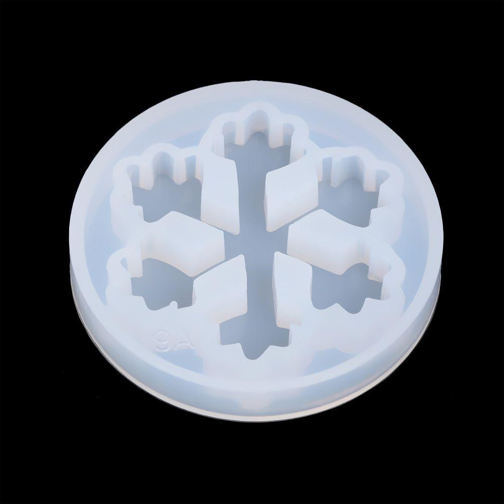 Supplies Epoxy Resin Xmas Tree Shape Christmas Mould Snowflake Bell Deer Silicone Casting Mold