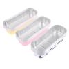 10pcs 200ml Aluminum Foil Loaf Pans With Lids Rectangle Non-Stick Baking Tins Bread Packing Container Disposable Bakeware Molds