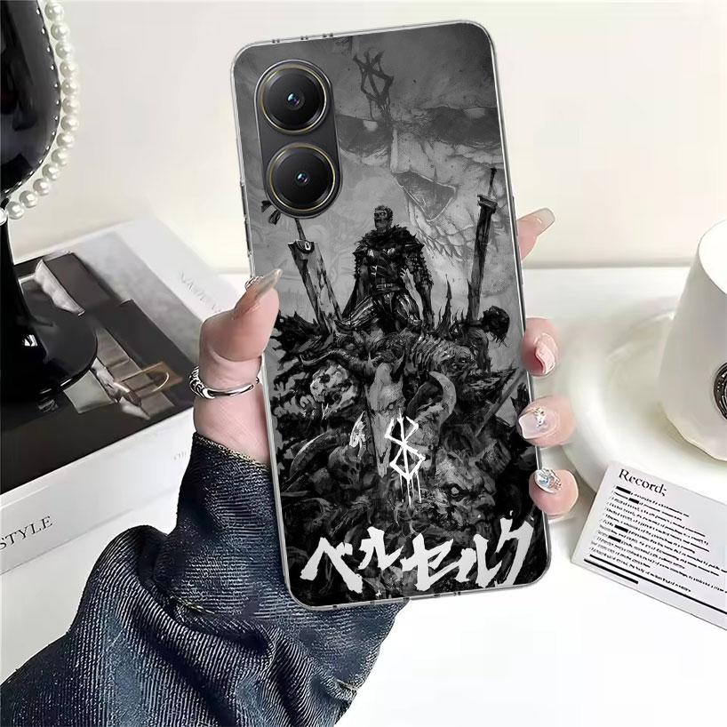 

Black White G-Guts B-Berserks For Xiaomi Poco X7 X6 X5 F7 Ultra F6 F5 Pro Phone Case X4 Nfc F4 Gt F3 M6 M5S M5 M4 M3 Fundas Cove Xiaomi Poco M6 Pro