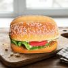 Realistic Beef Burger Model Soft PU Food Simulation Model Creative Fake Bread  Shop Window Display