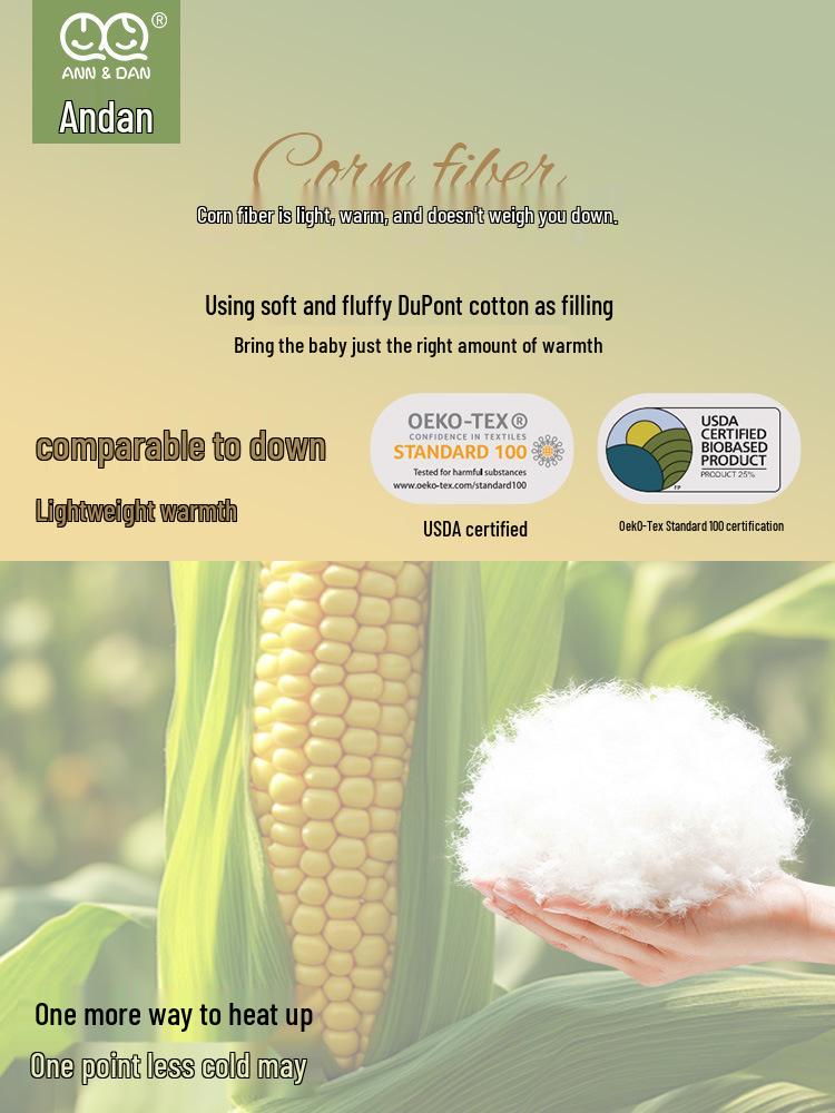 Xiaoan Dan Baby Sleeping Bag: Autumn/Winter Bamboo-Cotton Quilted Anti-Kick One-Piece Leg Wrap