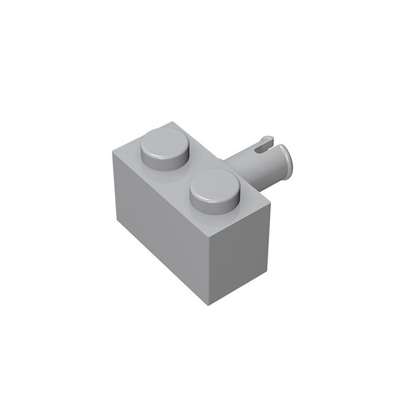20st MOC Delar 2458 Kloss Modifierad 1 x 2 med Pin Kompatibla Klossar DIY Montera Byggklossar Partikel Barn Pussel Leksak Gåva