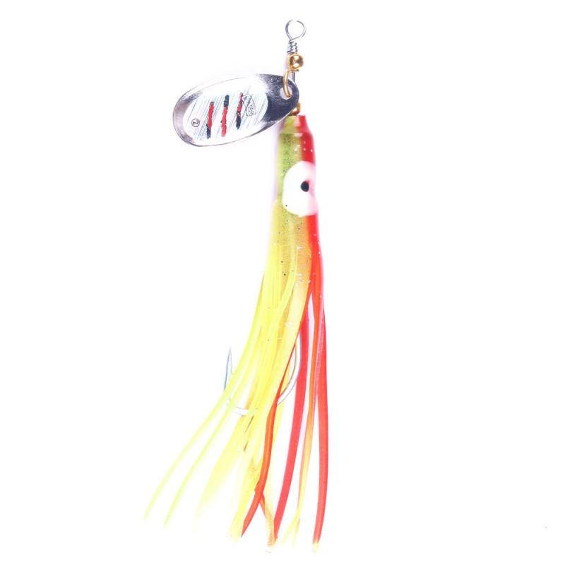 Multi-Color Metal Spinner Lure Freshwater Fishing Shiny Blade Bait With Weight Variants 4.2g To 7.5g
