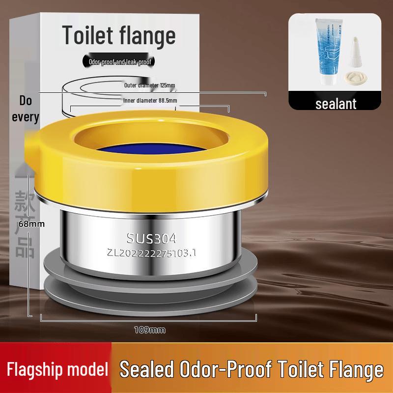 

Universal Silicone Toilet Flange Gasket Kit (2-Pack)
