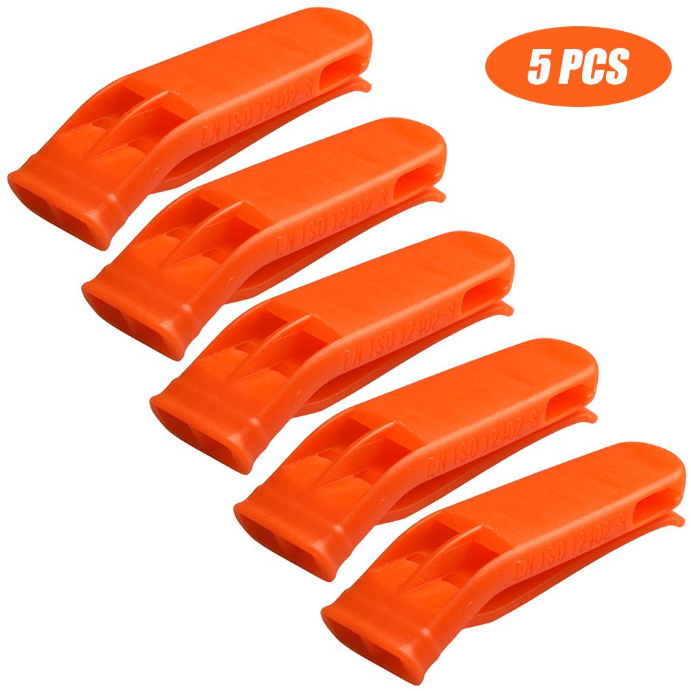 1/5/10/20/30/40pcs Survival Loud Whistle Multifunction Outdoor Emergency Whistle Double Pipe Rescue Whistle for Camping Hiking