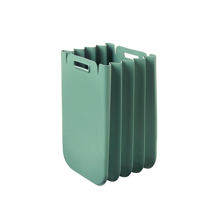 Folding Dirty Laundry Basket Resin Toy Storage Baskets Large Capacity Room Storage Baskets Modern Hanging Organizers with Handle