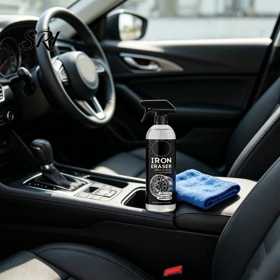 Car Iron Remover Spray for Wheels, Fast Acting Rust And Stain Metal Brake Dust Cleaner, Fallout Auto Paint Hardware