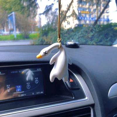Cute Cute Car Hanging Pendant Cartoon Rearview Mirror Decoration New Car Mirror Pendant  Car