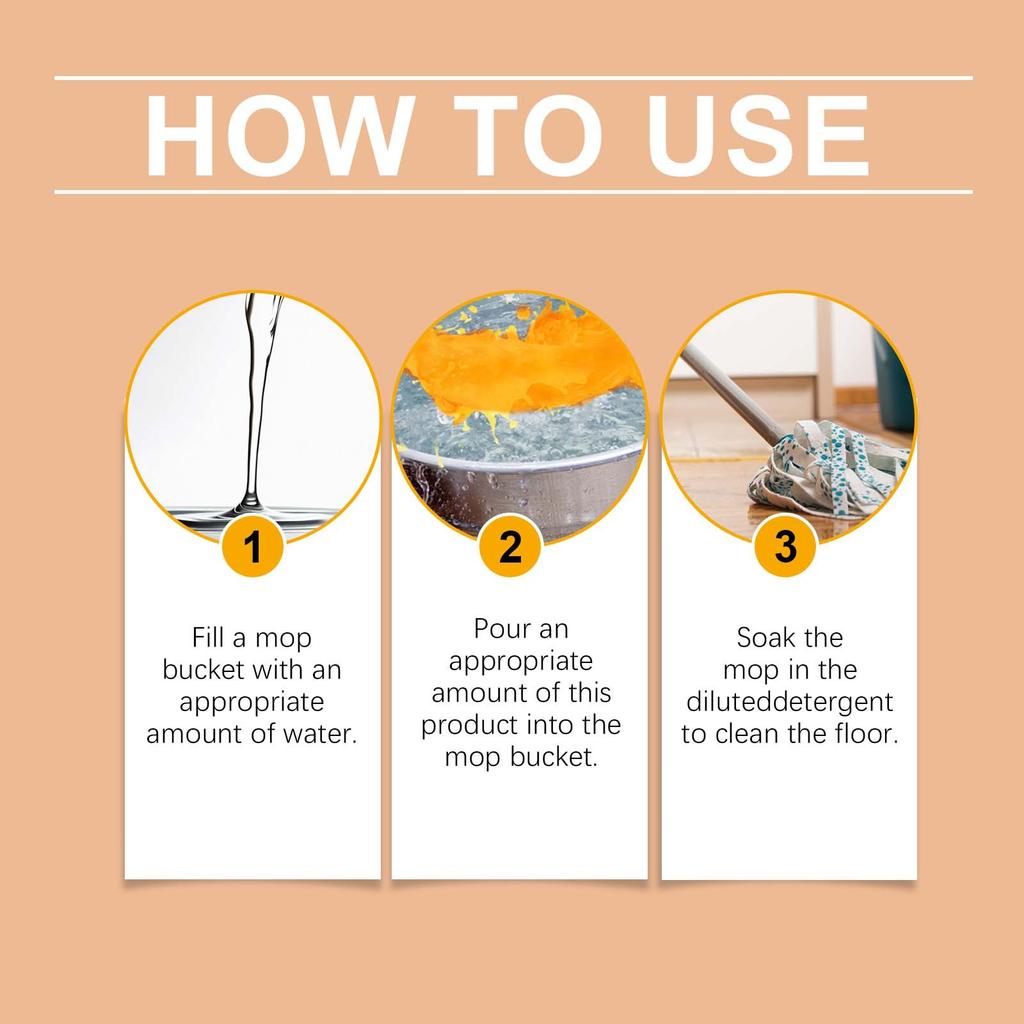 Household Hardwood Floor Cleaner, Floor Mopping Liquid, Mild and Non,irritating Cleaning Liquid,100ml
