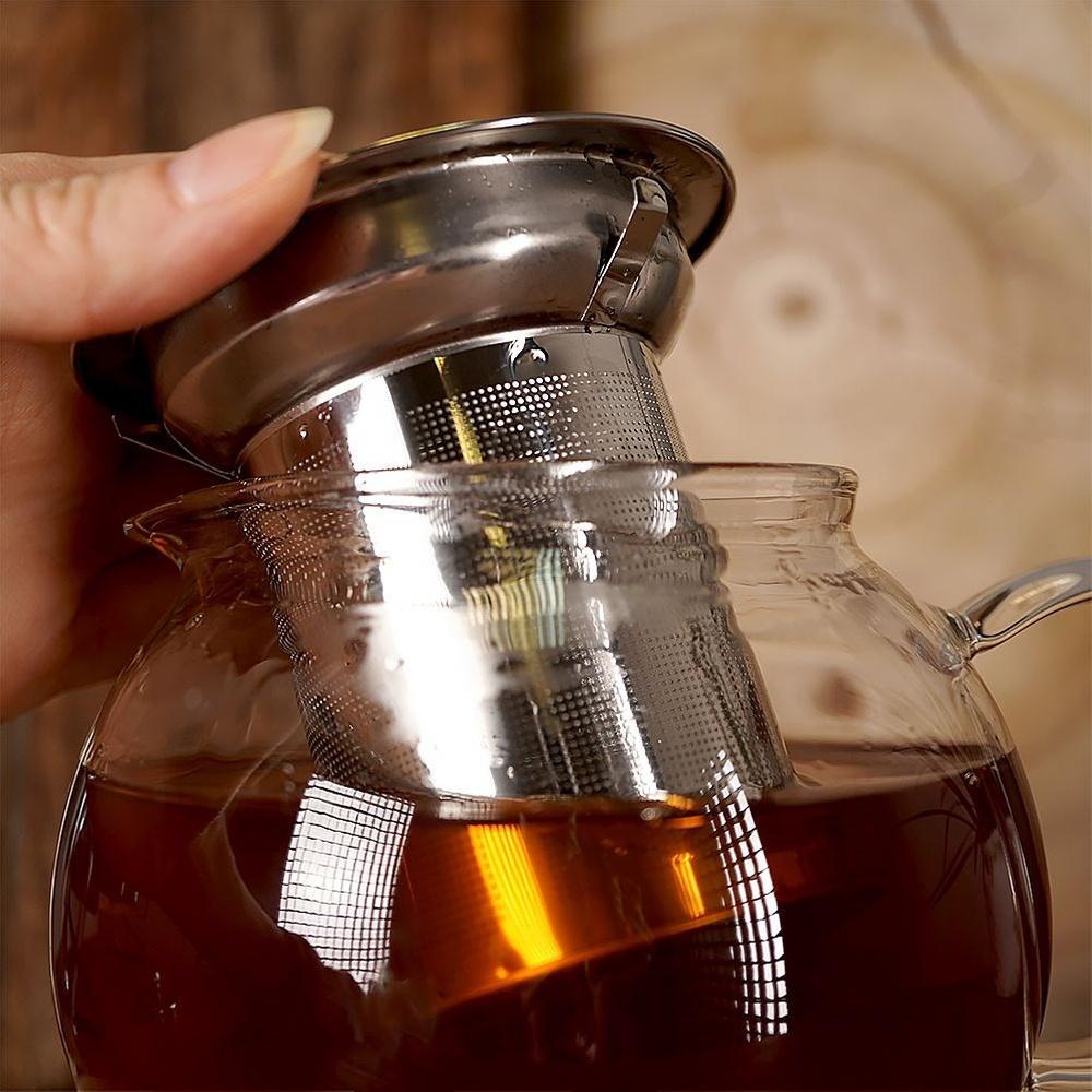 Heat-resistant Glass Teapot with Infuser 800 Ml