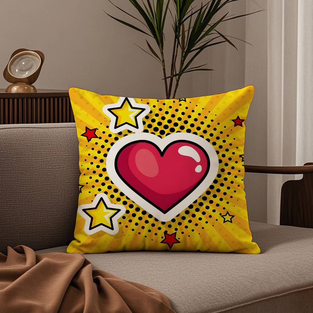 Roy L-Lichtenstein Art Pillow Case good printing pillowcase living room sofa cushion cover bedroom room decor
