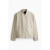 H M ligHtweigHt boMber Jacket Regular Fit ligHt Beige