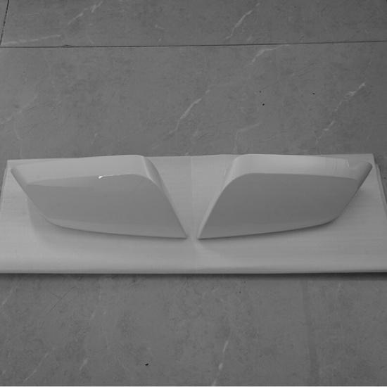 For Chevy Impala 2014~ Pair Exterior Side Wind Mirror Cover Caps Gloss White