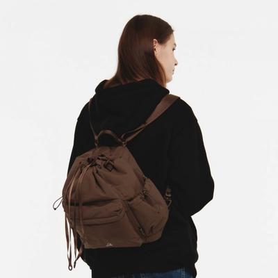 Essential Plus String Backpack Brown 1480