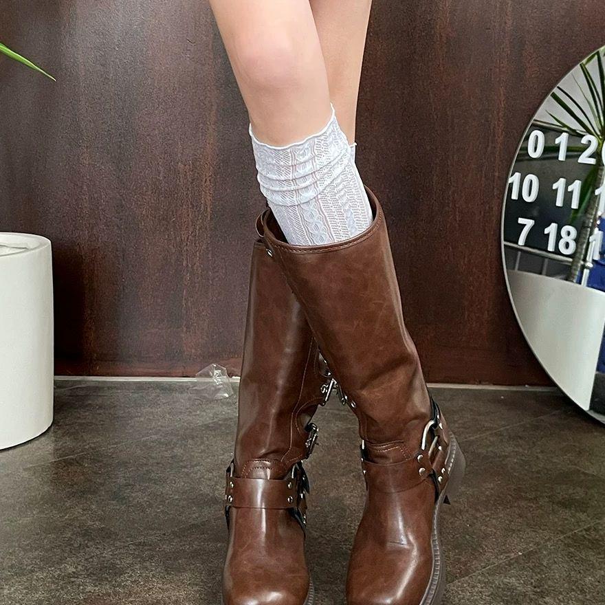 Women's White Lace Stacked Leg Warmers for Layering with Long Boots
