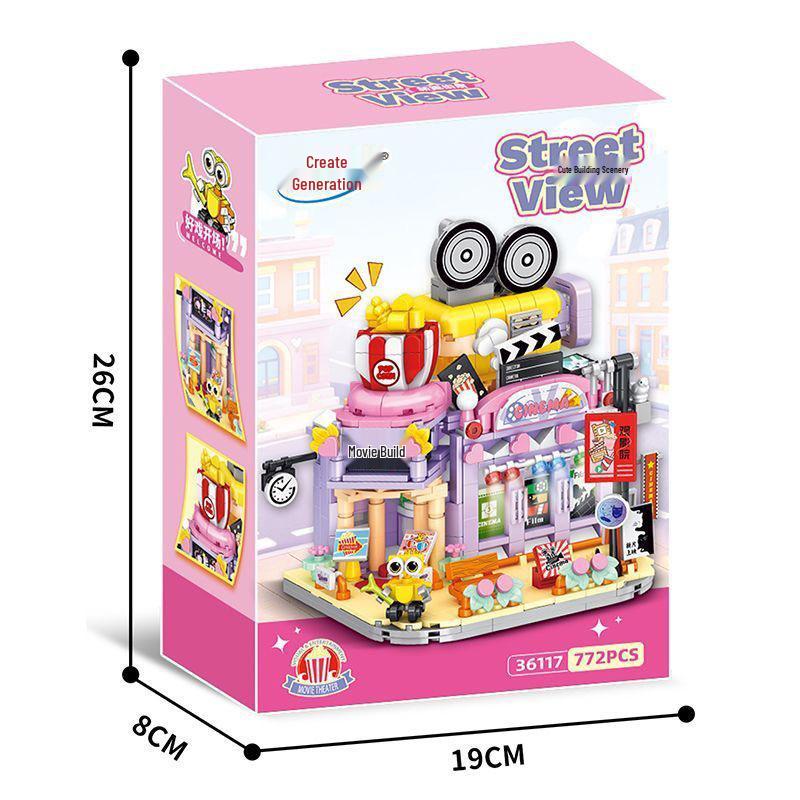 Mindi Play Generation Street Scene Building Blocks - Educational Toys for Kids, Ideal Birthday Gift for Boys and Girls