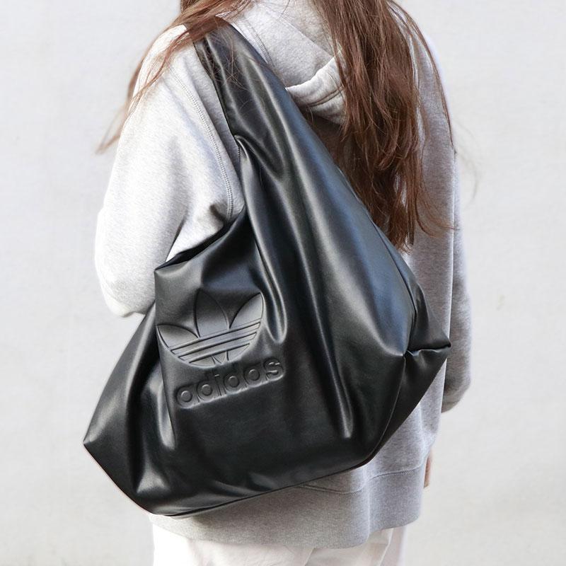 New Adidas Originals Polyurethane Cloud Bag Sports Shoulder Bag Regular Unisex Black JE3208