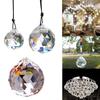 Nejlepší závěsné Feng Shui křišťálová koule koule Prism Faceted Lot Sun Catcher Clear 5 Size
