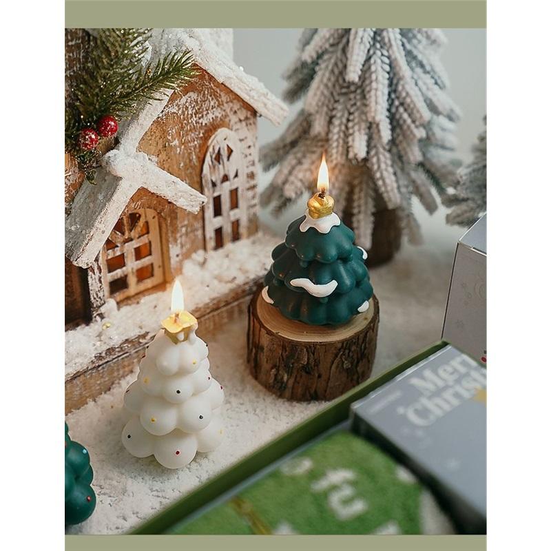 Christmas Tree Scented Candles: Fragrant Gifts for Christmas Parties, New Year's, and Birthdays