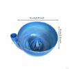 Drain Bowl Slotted Spout Layered Texture Dark Green