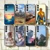 S-Sic Parvis Magna Uncharted Phone Case For Samsung Galaxy A73,A72,A71,A70,A53,A52,A51,Soft Silicone Black Cover